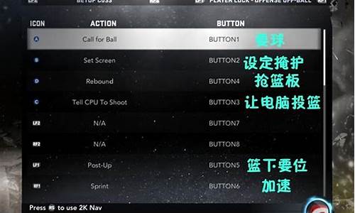 nba2k11按键翻译图文_nba2k11设置翻译